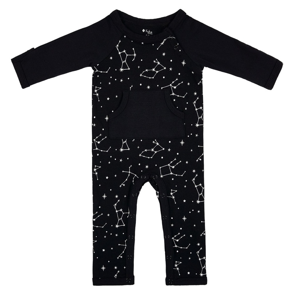 Kyte NWT  Bamboo Pajamas Sleeper Longall in Midnight Constellation Black - Picture 2 of 8